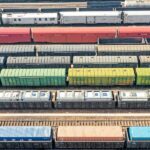 Zhengzhou, Henan: Freight Cars at Railway Marshalling Station