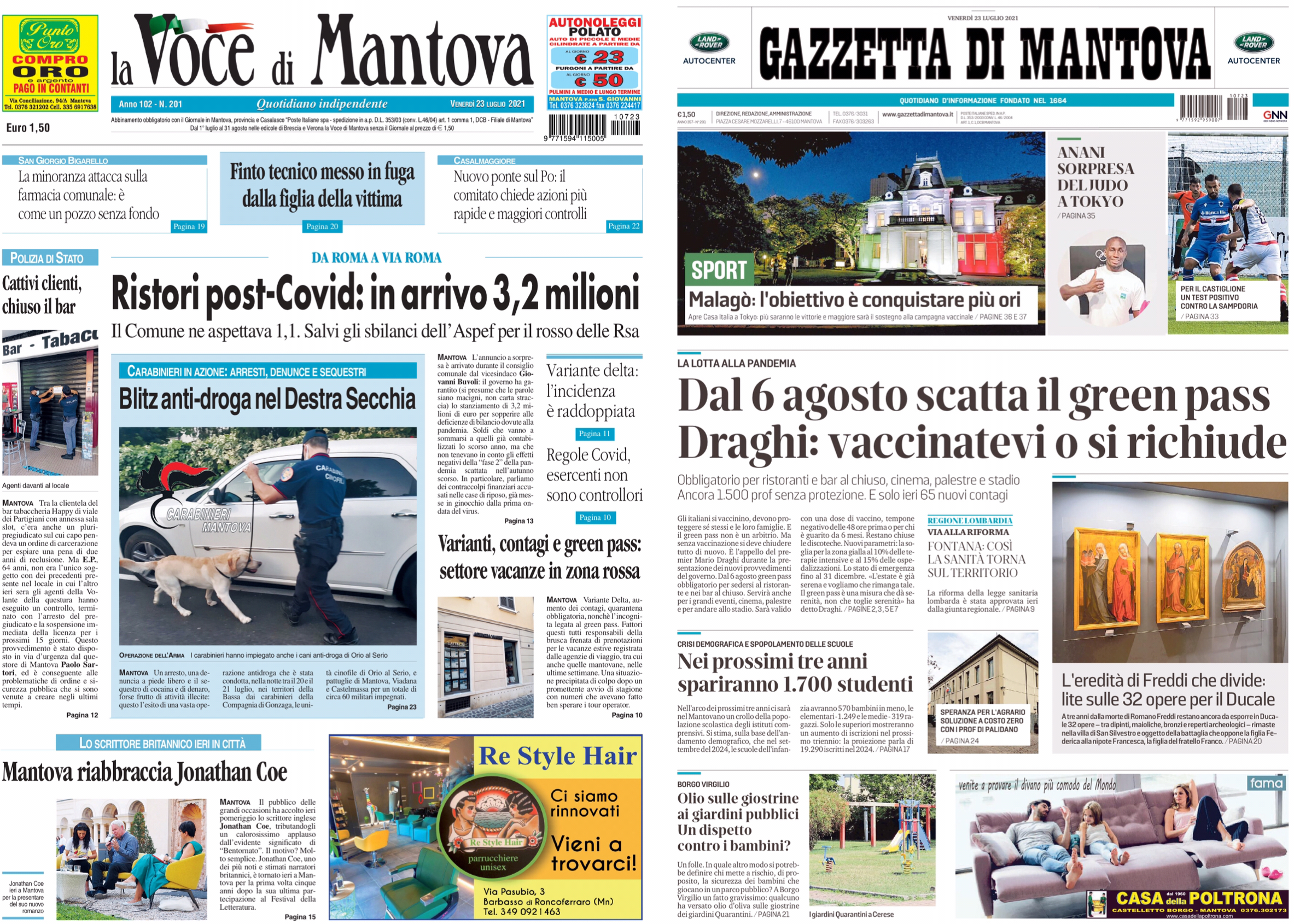 Gazzetta & Voce oggi