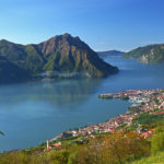 Ceratello, pogled na Lovere in čez jezero Iseo