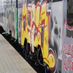 graffiti sul treno