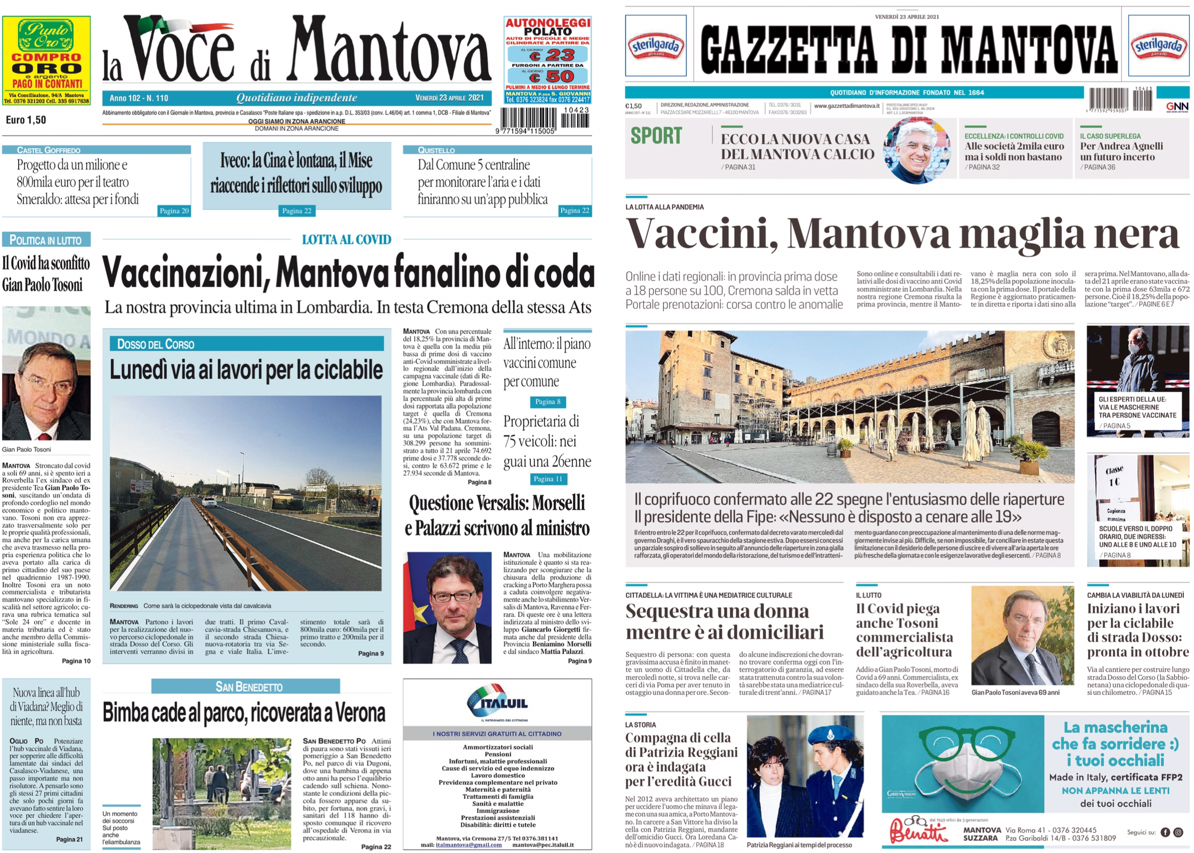 Gazzetta & Voce oggi