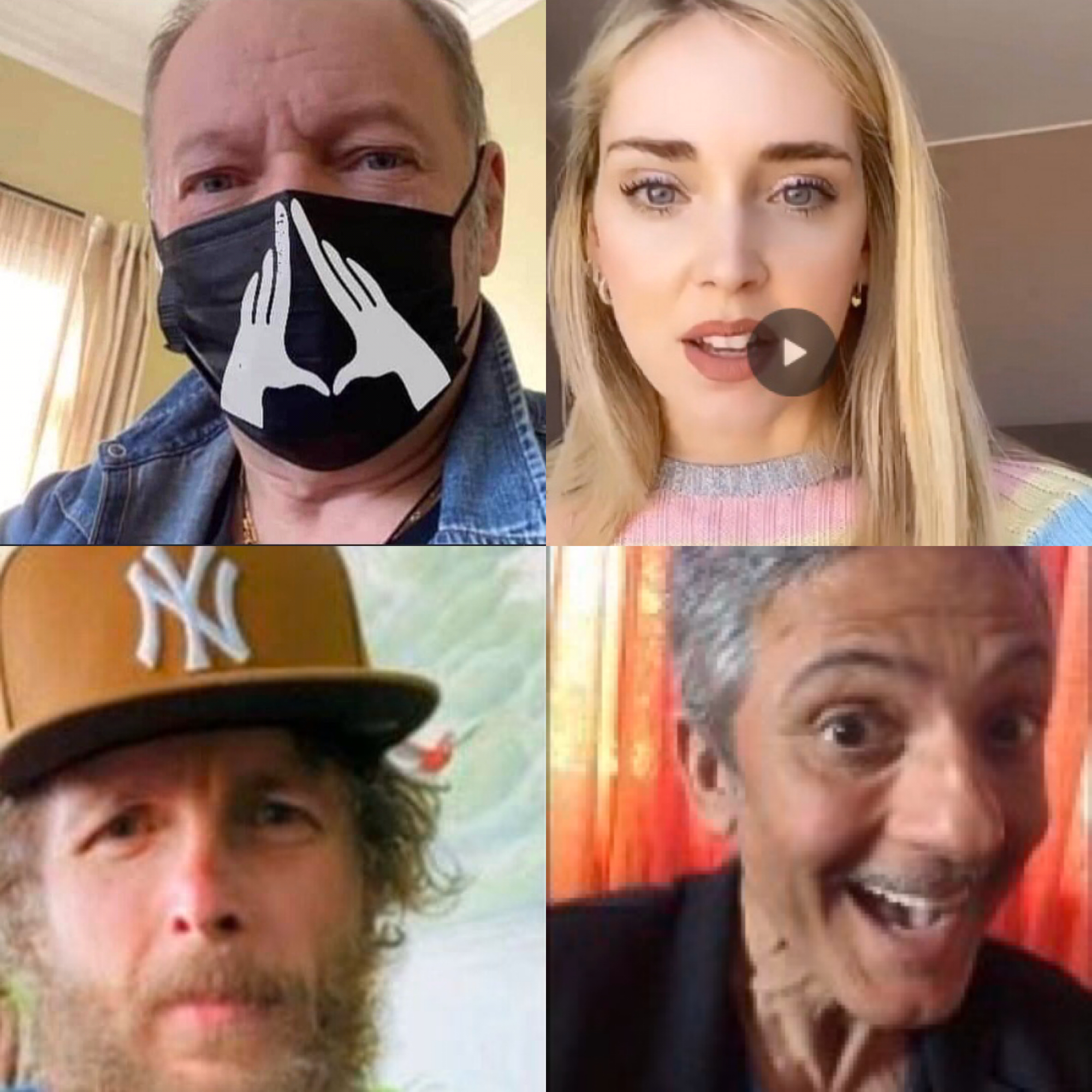 Vasco, Ferragni, Jovanotti, Fiorello