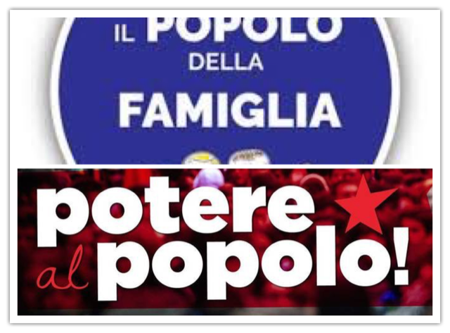 Il popolo domina nei nomi dei nuovi partitini