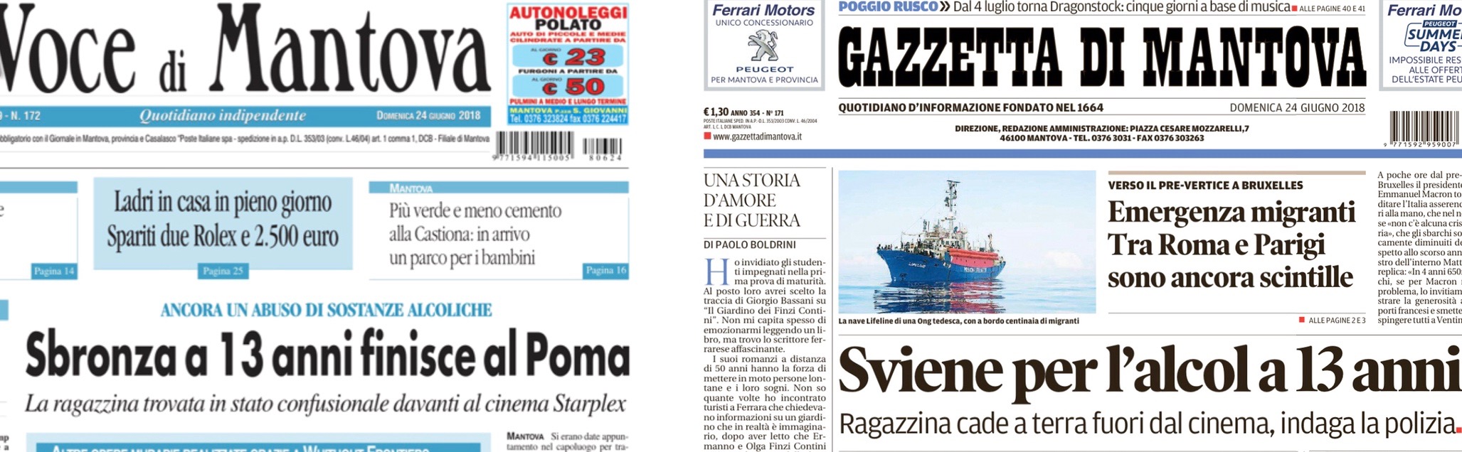 Tredicenne sbronza. Qualche adulto c’entra.