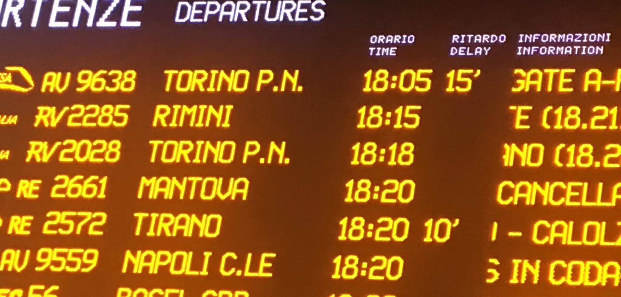 Certezza dell’incertezza dei viaggi con Trenord