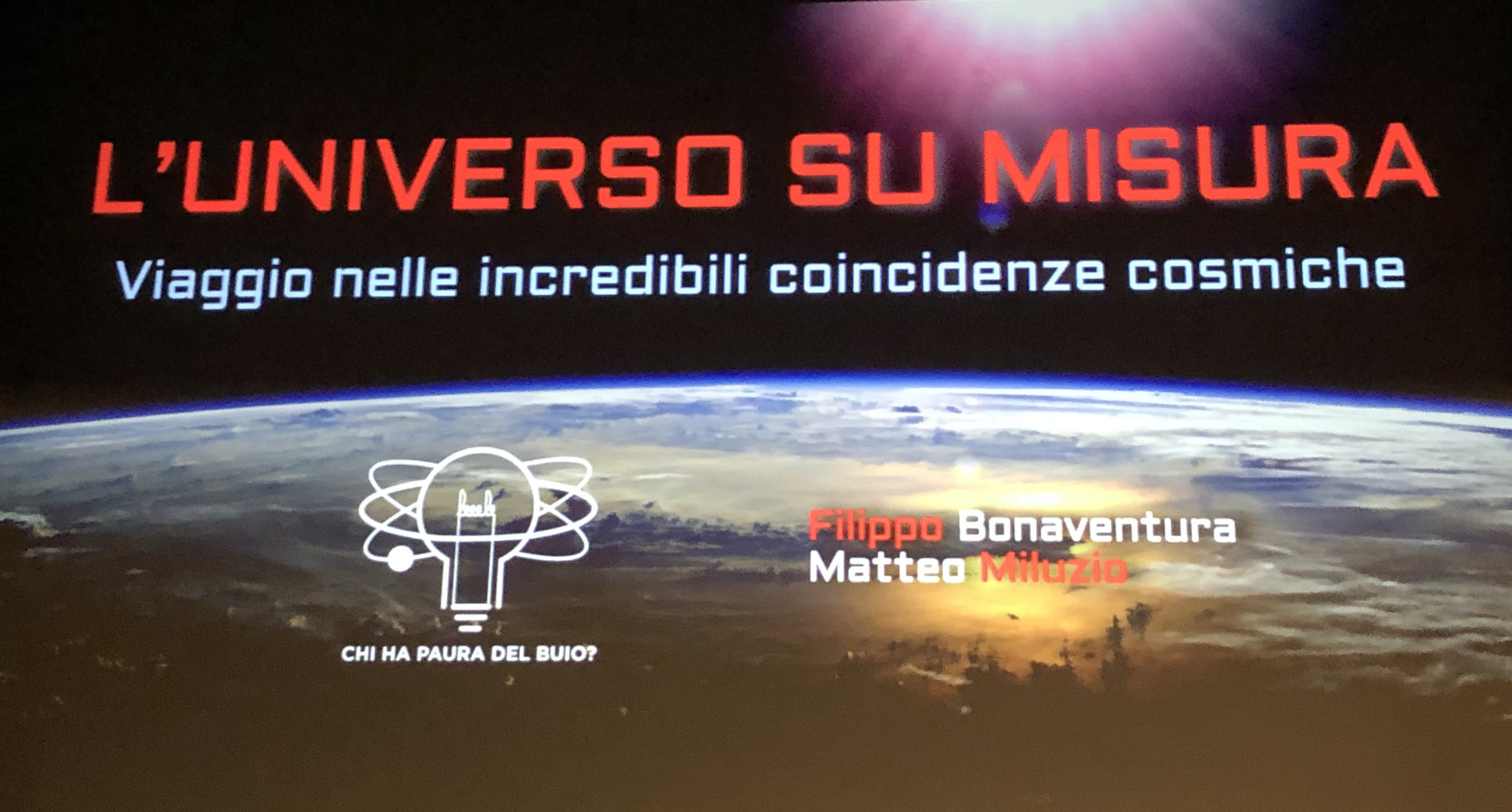 Filippo Bonaventura e Matteo Miluzio; L'Universo su Misura - Radiobase  Mantova