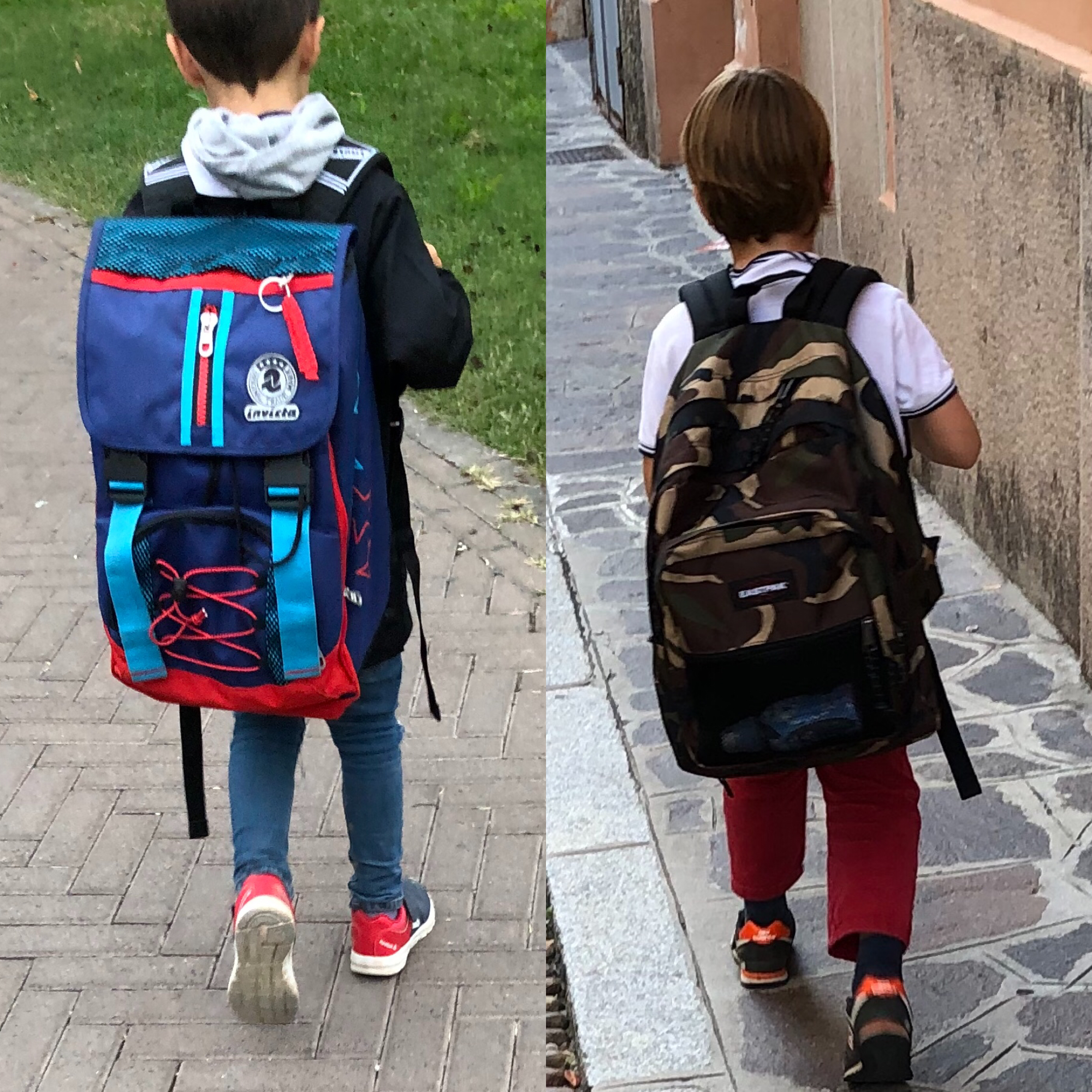 Lo zaino come fardello