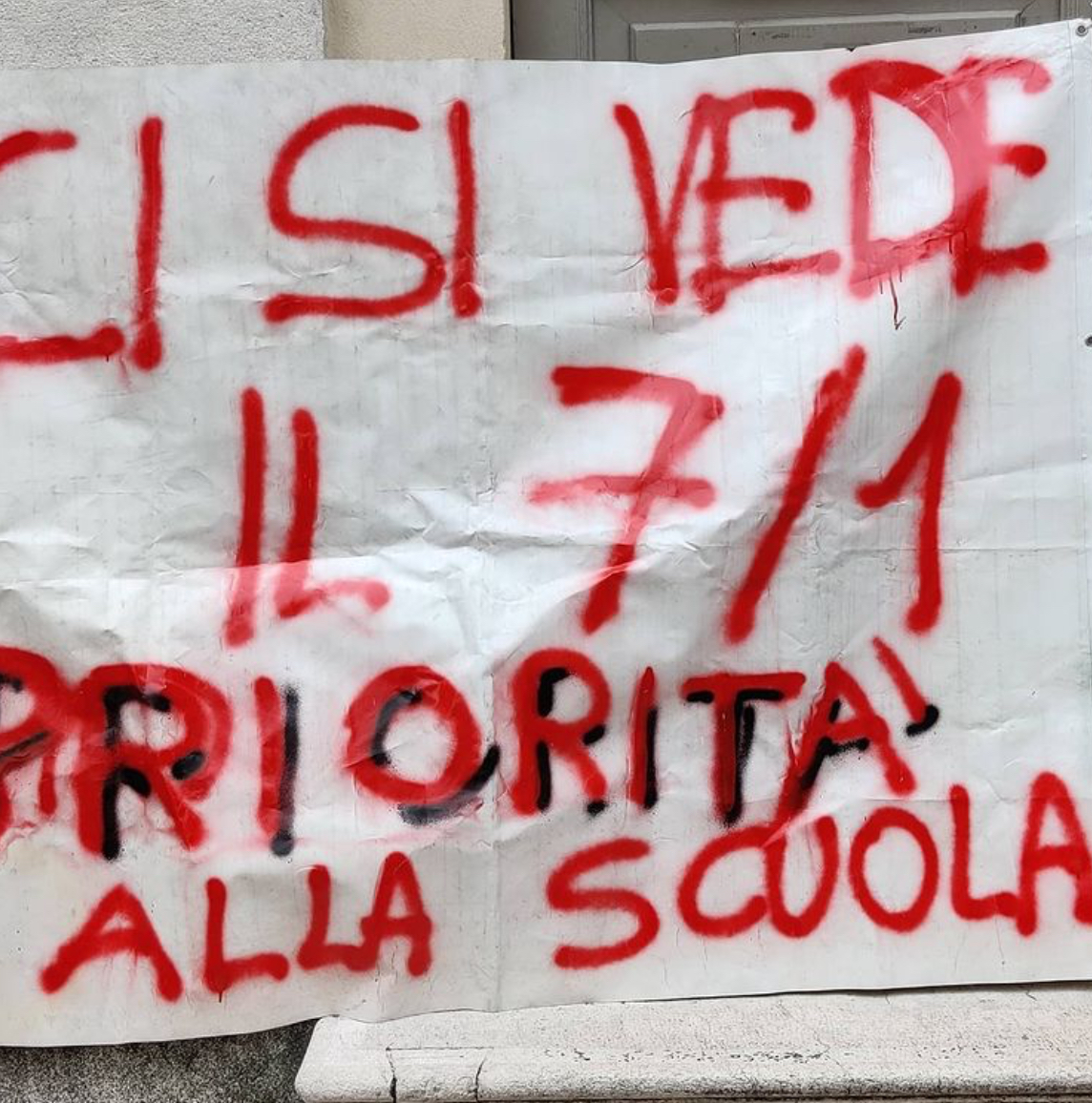 Ci si vede il 7/1 (a scuola)