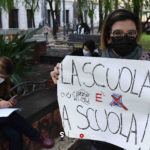 Manifestazione Coordinamento Scuole Aperte Salerno.