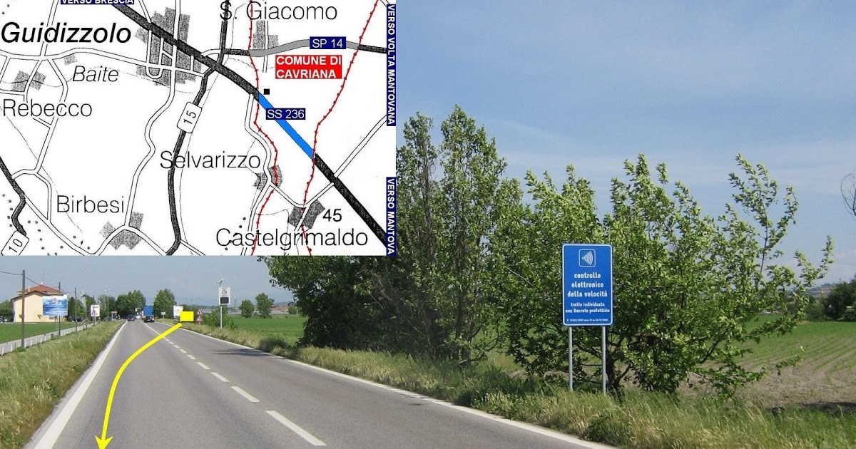 L’odioso autovelox prima di Guidizzolo