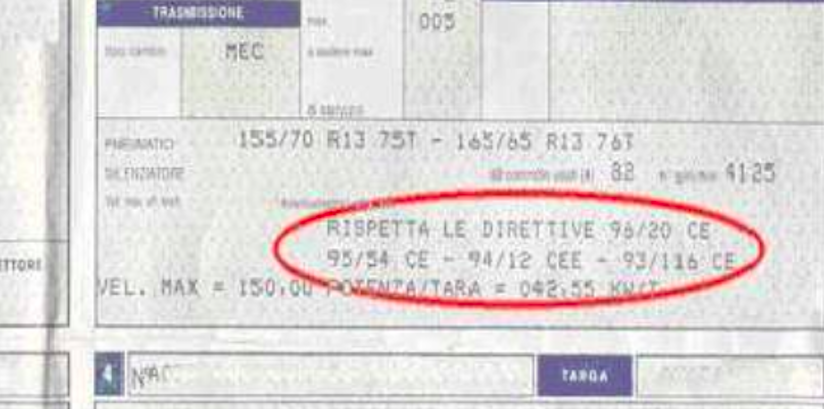 Classe energetica auto: giochiamo a non capirci