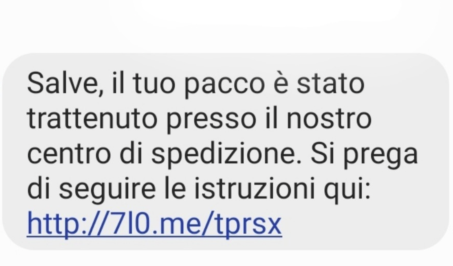SMS truffatori