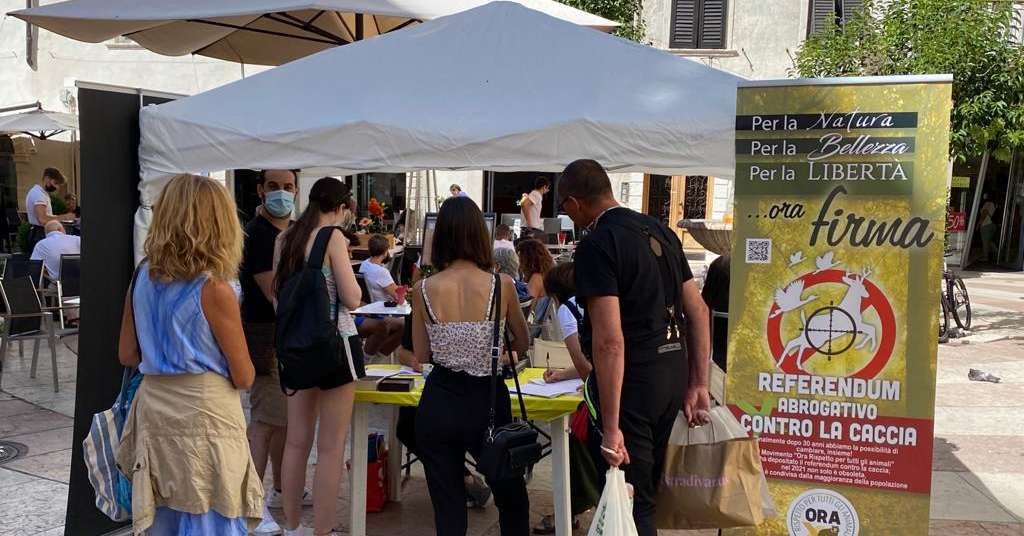 Poche le firme per l’abolizione della caccia